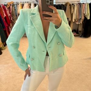 Zara green blazer